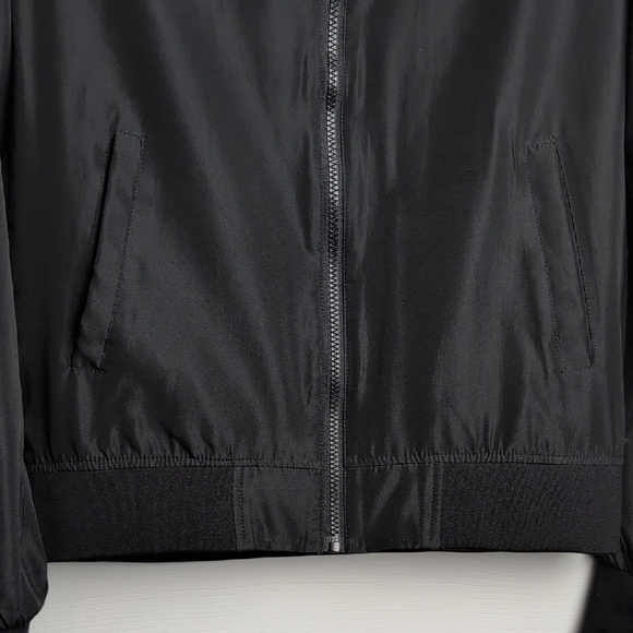 Dual Culture Lightweight Bomber Jacket, "Ain't No Good" Wolf, Sz. Small - Picture 6 of 9